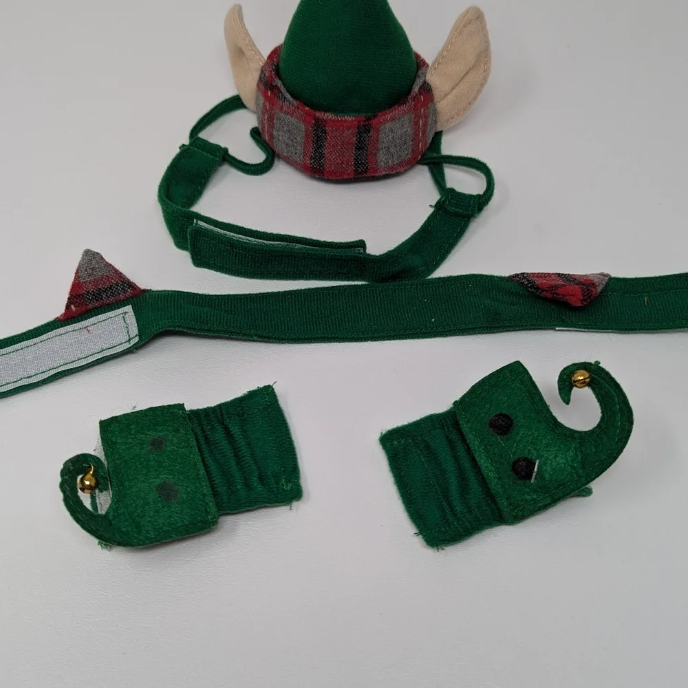 Holiday Elf Outfit for Cat/Small Dog/Large Doll